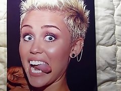 Miley Cyrus Cummed