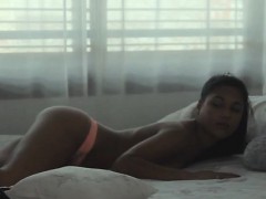 Legal age teenager beauty in a softcore session