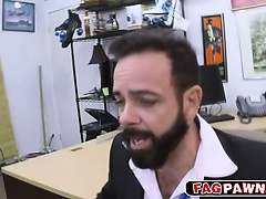 Guy with a beard fucked in his ass for some cash