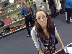 College student fucked in the pawnshop