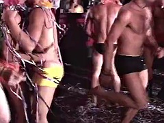 Carnival man with whores scene 1
