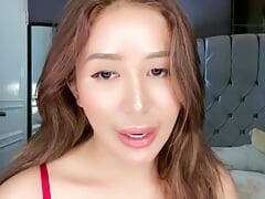 Cute Indonesian streamer Sofia Hilda big tits masturbate