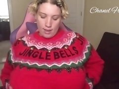 Bouncing My Huge Swollen Tits In My XXXMAS Sweater!