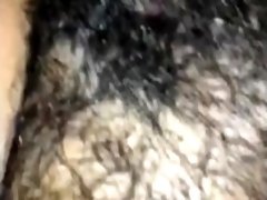 Hairy creamy pussy getting teased