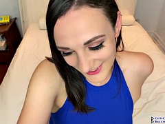 Clara Dee - POV virtual handjob and fuck with creampie