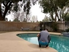 Wet Sagging in Swimming Pool - SexySaggerYo