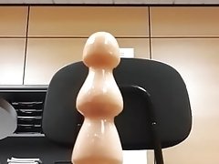Anal starting the session 063 with the 3 step plug.  20220819